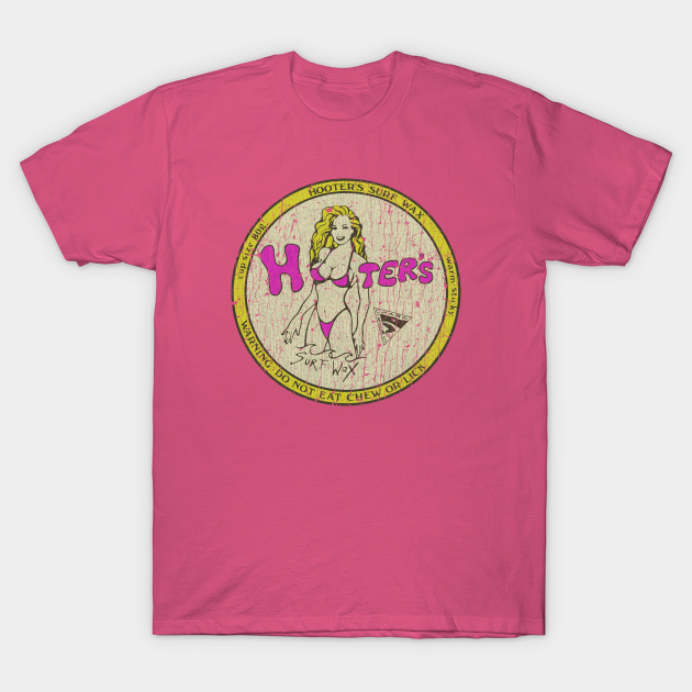 Hooters Surf Wax Surfing TShirt TeePublic